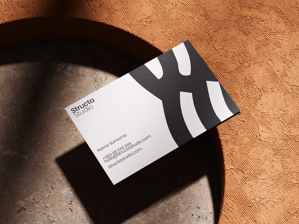 Structa Studio — Business card design